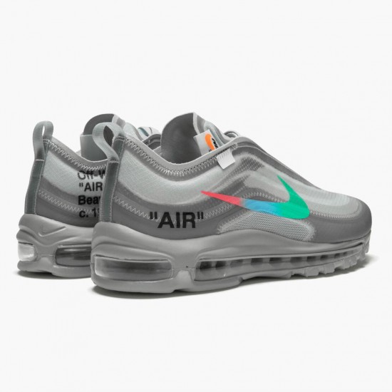 Nike Mens Air Max 97 Off-White Menta AJ4585 101 Running Sneakers