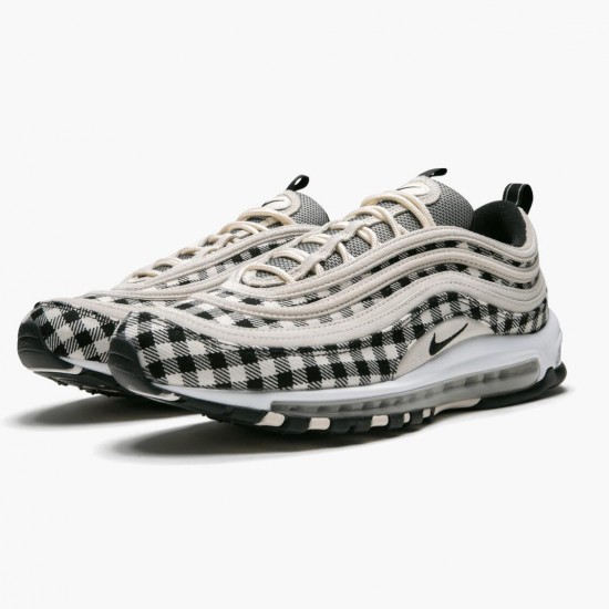 Nike Womens/Mens Air Max 97 Plaid Light Cream 312834 201 Running Sneakers