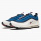 Nike Womens/Mens Air Max 97 Pull Tab Obsidian White AQ4126 400 Running Sneakers