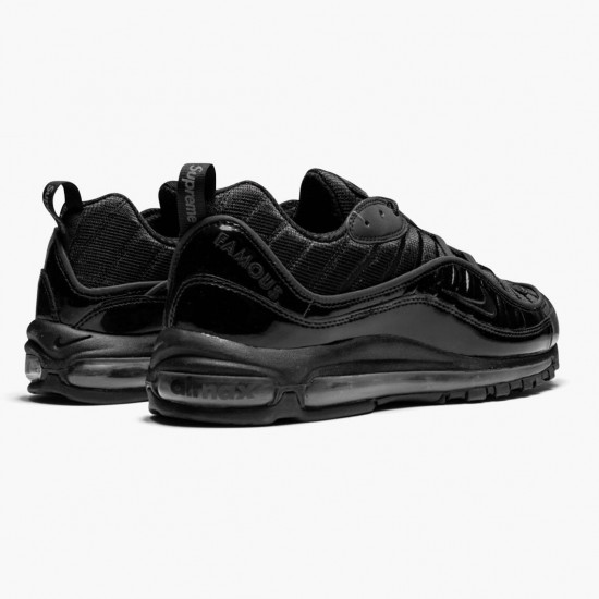 Nike Mens Air Max 98 Supreme Black 844694 001 Running Sneakers