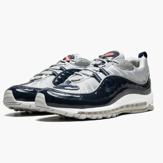 Nike Womens/Mens Air Max 98 Supreme Obsidian 844694 400 Running Sneakers