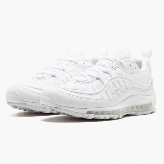 Nike Womens/Mens Air Max 98 White 640744 106 Running Sneakers