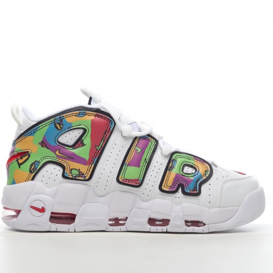 Nike Air More Uptempo Peace Love Swoosh DM8150-100 Casual Shoes