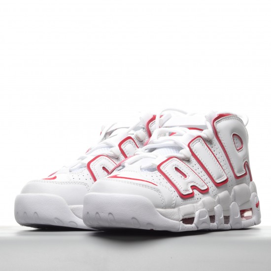 Nike Air More Uptempo White Varsity Red 921948-102 Casual Shoes