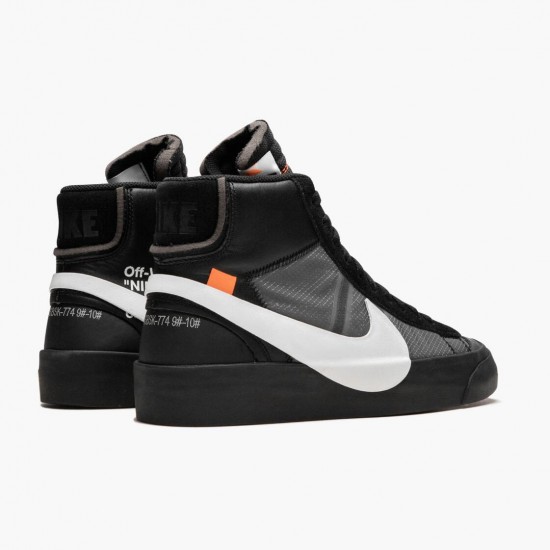 Nike Womens/Mens Blazer Mid Off White Grim Reaper AA3832 001 Running Sneakers