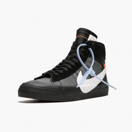 Nike Womens/Mens Blazer Mid Off White Grim Reaper AA3832 001 Running Sneakers