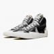 Nike Womens/Mens Blazer Mid sacai Black Grey BV0072 002 Running Sneakers