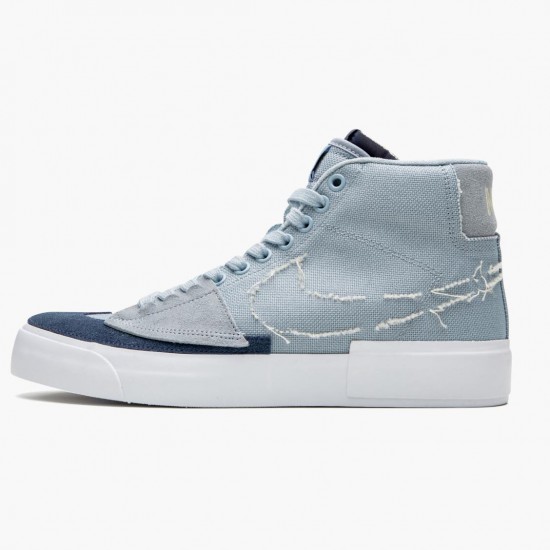 Nike Womens/Mens SB Blazer Mid Edge Hack Pack Obsidian Mist CI3833 401 Running Sneakers