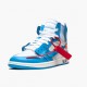 Nike Mens Air Jordan 1 Retro High Off White University Blue AQ0818 148 Running Sneakers