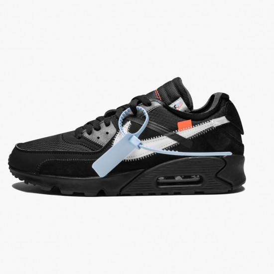 Nike Womens/Mens Air Max 90 OFF WHITE Black AA7293 001 Running Sneakers