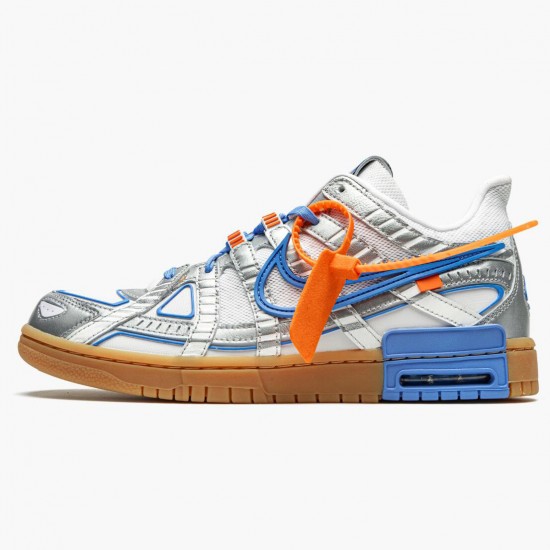 Nike Mens Air Rubber Dunk Off White UNC CU6015 100 Running Sneakers