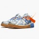 Nike Mens Air Rubber Dunk Off White UNC CU6015 100 Running Sneakers