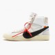 Nike Womens/Mens Blazer Mid Off White AA3832 100 Running Sneakers