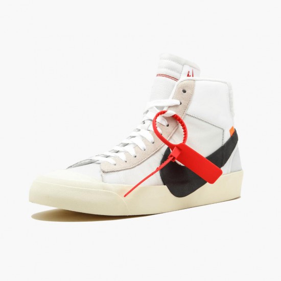 Nike Womens/Mens Blazer Mid Off White AA3832 100 Running Sneakers