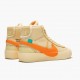 Nike Womens/Mens Blazer Mid Off White All Hallows Eve AA3832 700 Running Sneakers