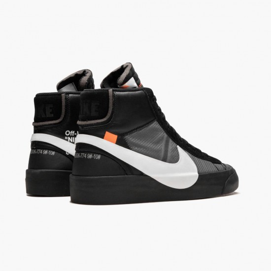 Nike Womens/Mens Blazer Mid Off White Grim Reaper AA3832 001 Running Sneakers