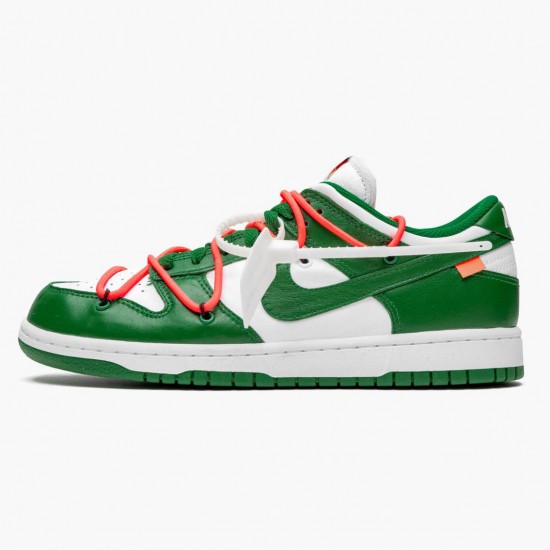 Nike Womens/Mens Dunk Low Off White Pine Green CT0856 100 Running Sneakers