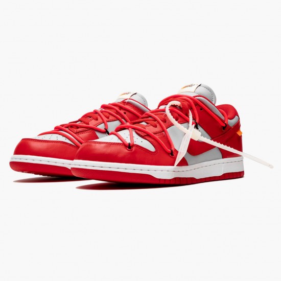 Nike Womens/Mens Dunk Low Off White University Red CT0856 600 Running Sneakers