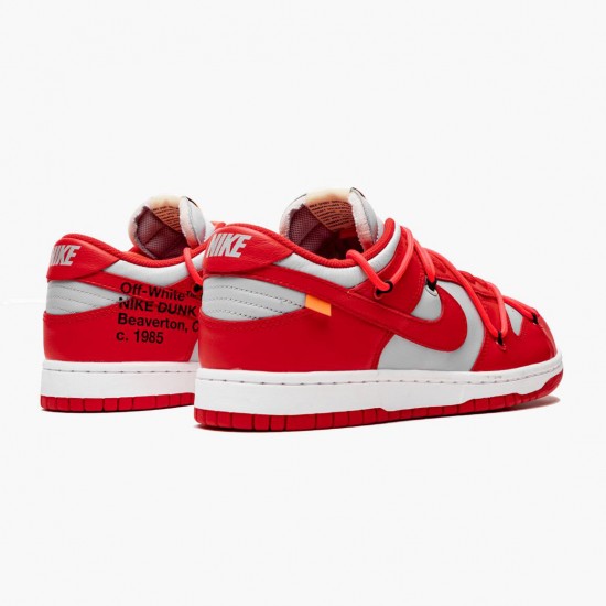 Nike Womens/Mens Dunk Low Off White University Red CT0856 600 Running Sneakers