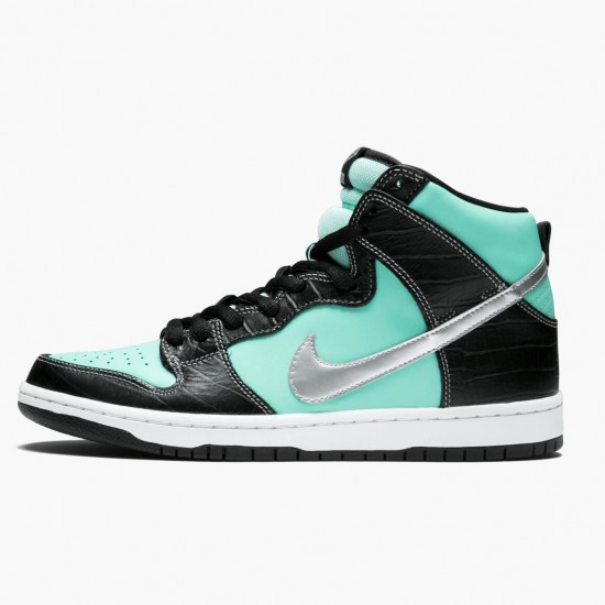 Nike Womens/Mens Dunk SB High Diamond Supply Co Tiffany 653599 400 Running Sneakers