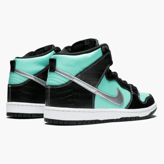 Nike Womens/Mens Dunk SB High Diamond Supply Co Tiffany 653599 400 Running Sneakers