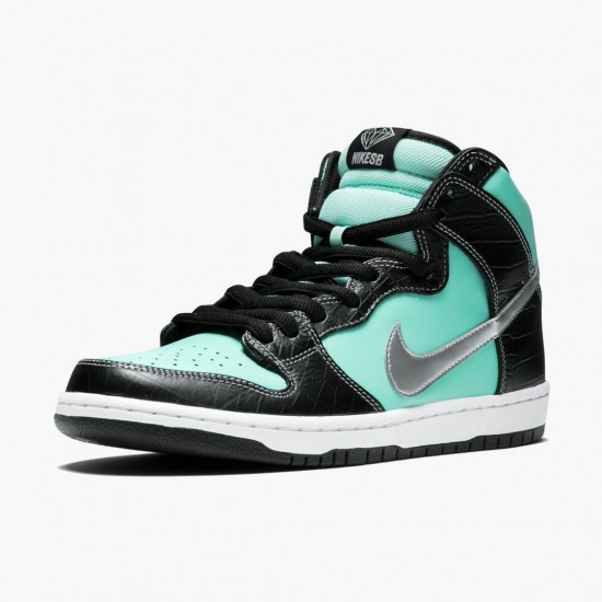 Nike Womens/Mens Dunk SB High Diamond Supply Co Tiffany 653599 400 Running Sneakers