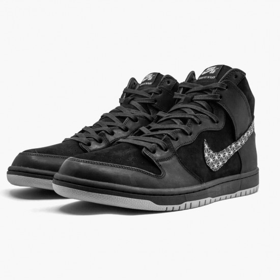 Nike Womens/Mens SB Dunk High Black Bar AH9613 002 Running Sneakers