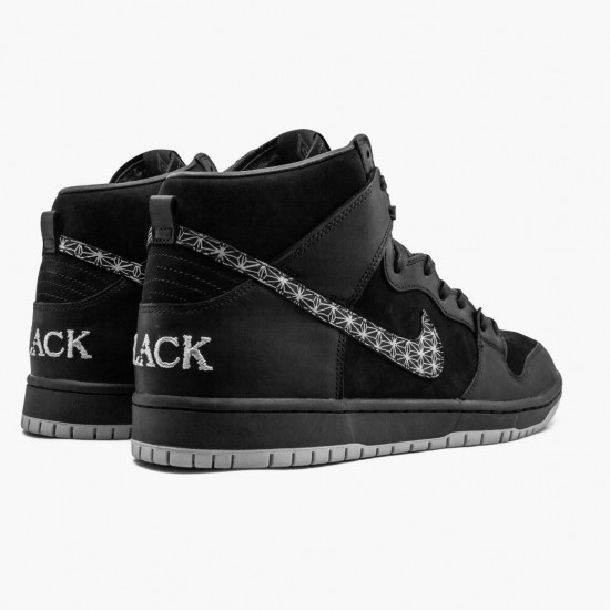 Nike Womens/Mens SB Dunk High Black Bar AH9613 002 Running Sneakers