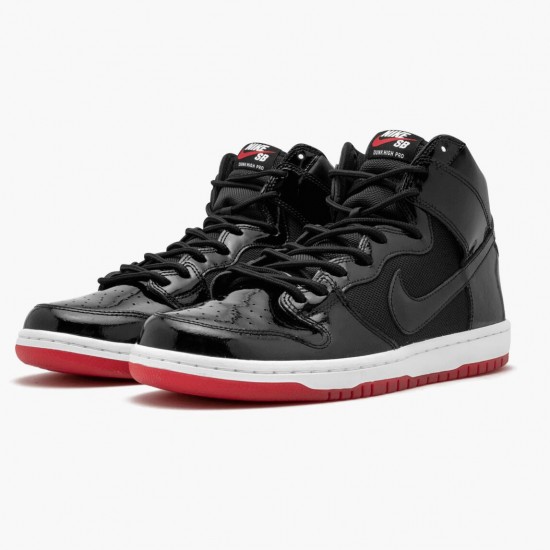 Nike Womens/Mens SB Dunk High Bred AJ7730 001 Running Sneakers