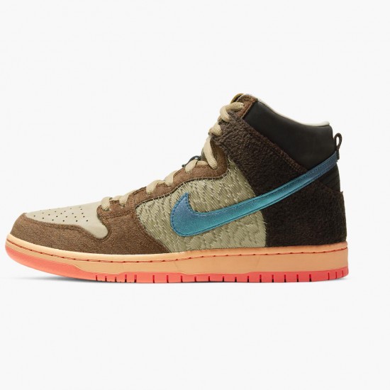 Nike Mens SB Dunk High Concepts Turdunken Running Sneakers