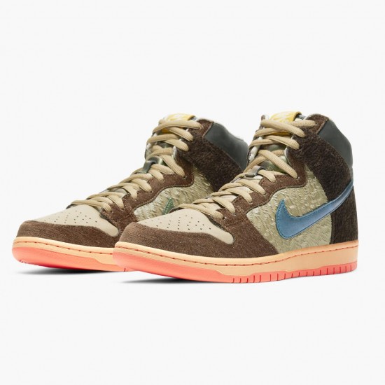 Nike Mens SB Dunk High Concepts Turdunken Running Sneakers