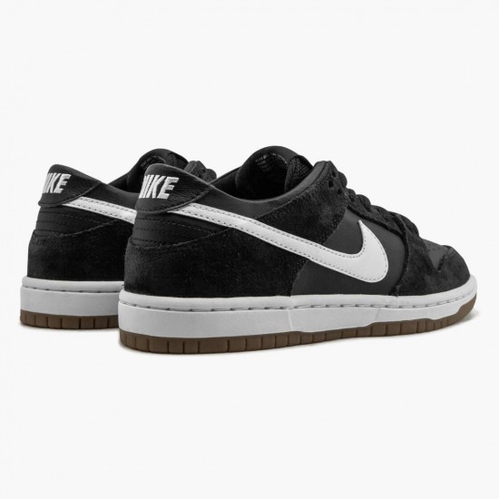 Nike Mens SB Dunk Low Black White Gum 854866 019 Running Sneakers