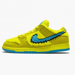 Nike Women's/Men's SB Dunk Low Grateful Dead Bears Opti Yellow CJ5378 700 Running Sneakers