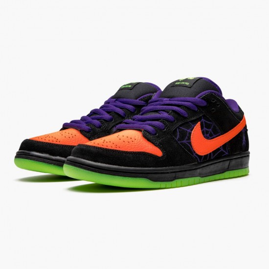 Nike Womens/Mens SB Dunk Low Night of Mischief Halloween BQ6817 006 Running Sneakers