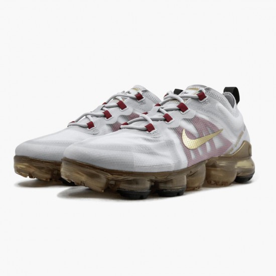 Nike Womens/Mens Air VaporMax 2019 Chinese New Year 2019 Pure Platinum BQ7038 001 Running Sneakers