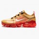 Nike Mens Air VaporMax 2019 Club Gold Ember Glow AR6631 701 Running Sneakers