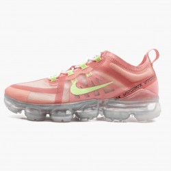 Nike Women's Air VaporMax 2019 Pink Tint Barely Volt AR6632 602 Running Sneakers 