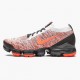 Nike Mens Air VaporMax Flyknit 3 Bright Mango Pure Platinum AJ6900 800 Running Sneakers