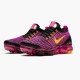 Nike Womens Air VaporMax Flyknit 3 Laser Fuchsia Laser Orange AJ6910 600 Running Sneakers