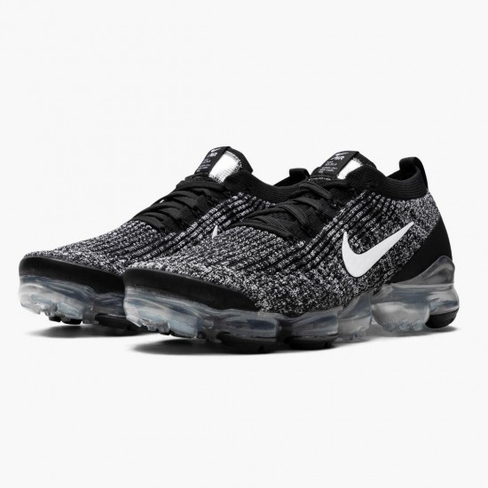 Nike Womens/Mens Air VaporMax Flyknit 3 Oreo AJ6900 002 Running Sneakers