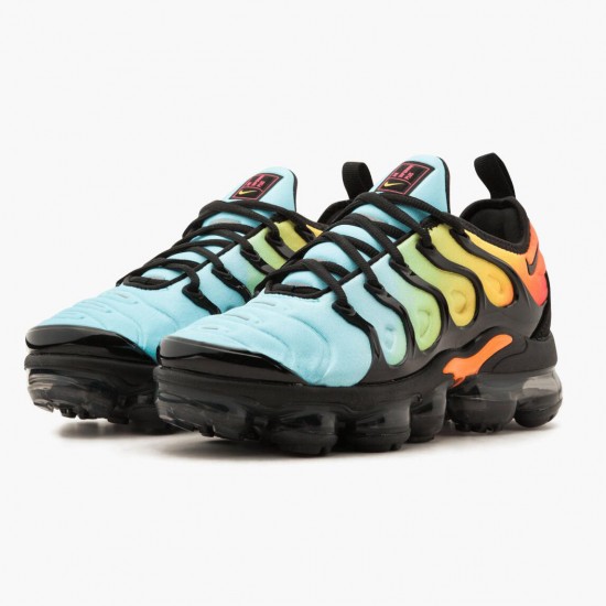 Nike Mens Air VaporMax Plus Bleached Aqua AO4550 002 Running Sneakers