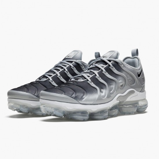 Nike Womens Air VaporMax Plus Wolf Grey Black 924453 007 Running Sneakers