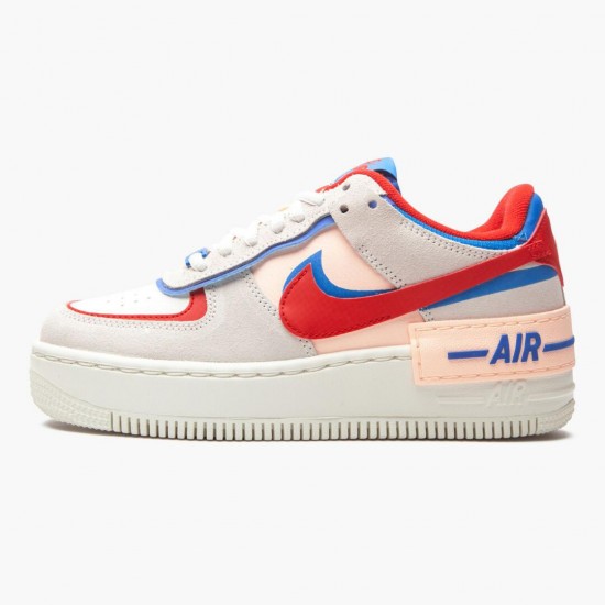 Nike Womens Air Force 1 Shadow Sail Running Sneakers CU8591-100