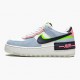Nike Womens Air Force 1 Shadow Sunset Pulse Running Sneakers CU8591-101